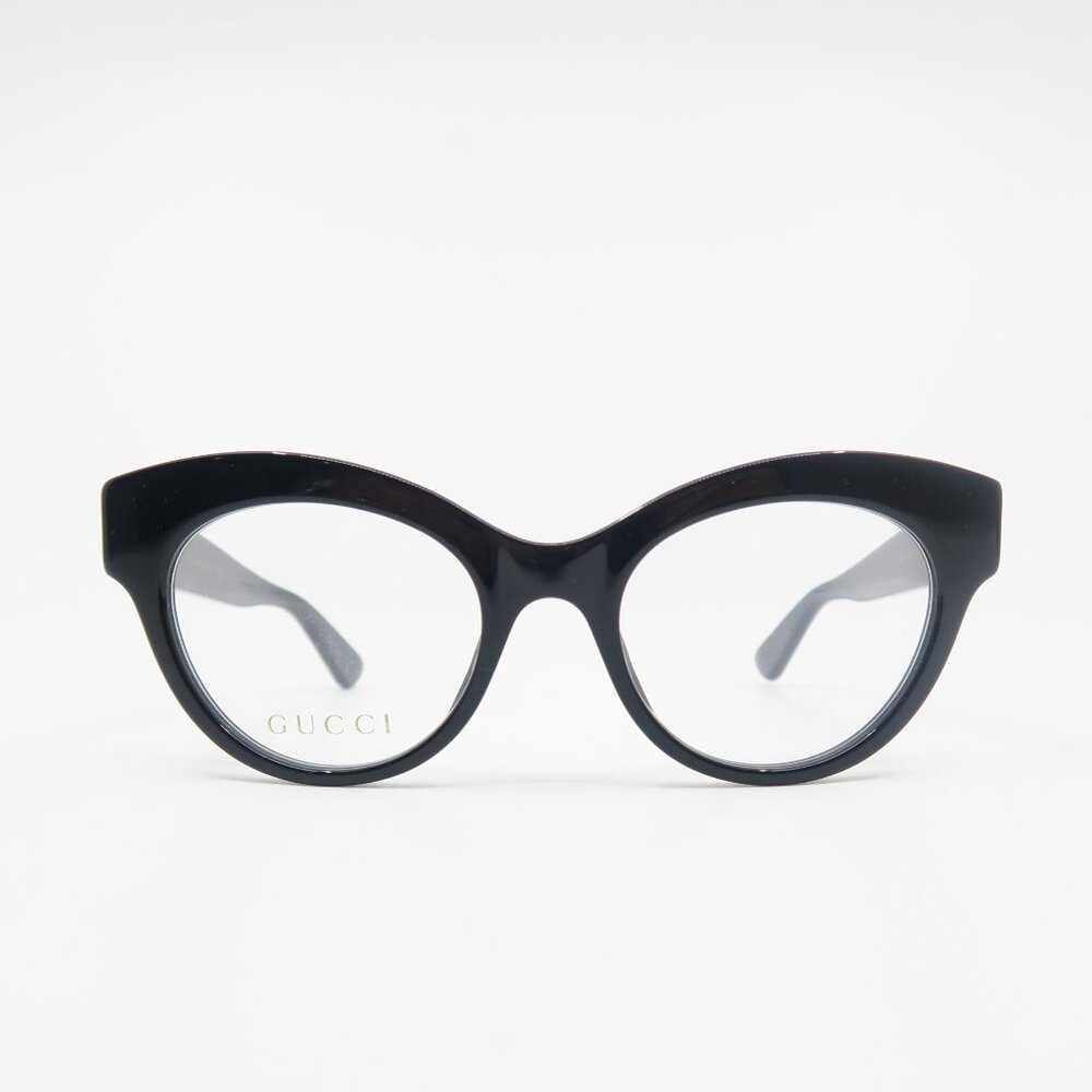 Gucci GG0030O 00 49mm. Black, Cat Eye, New Women's Eyeglasses. - Picture 2 of 9
